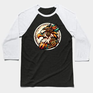 Steampunk Anthro Avian Griffin Art Baseball T-Shirt